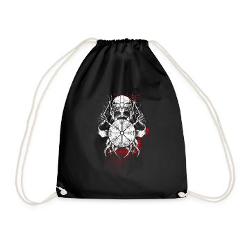 Racines païennes, Aegishjalmur, Heaume de crainte - Sac de sport léger - noir - Devant