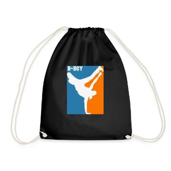 Breakdance, B-Boy, Hip-Hop and Funk - Drawstring Bag - black - Front