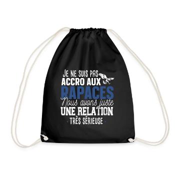 Rapace Oiseau Proie Aigle Faucon Cadeau Fauconnier - Sac de sport léger - noir - Devant