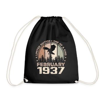 Incomparable depuis février 1937, 87e Anniversaire - Sac de sport léger - noir - Devant