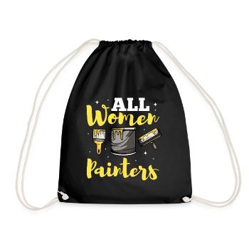 Toutes les femmes peintres - Sac de sport léger - noir - Devant