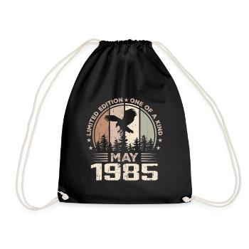 Incomparable depuis mai 1985, 39e Anniversaire - Sac de sport léger - noir - Devant