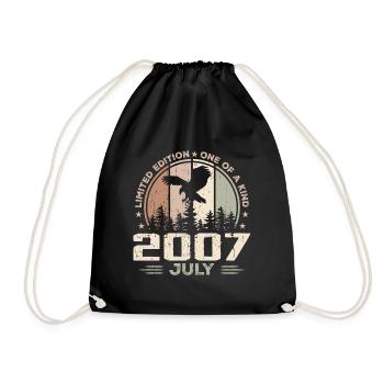 Incomparable depuis juillet 2007, 17e Anniversaire - Sac de sport léger - noir - Devant
