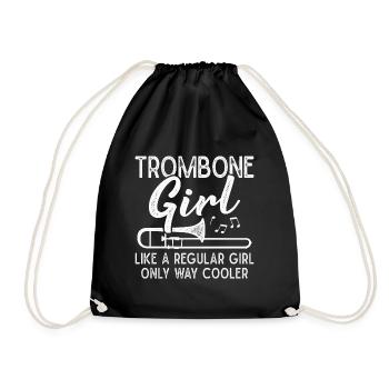 Trombone Girls Brass Band Tromboniste - Sac de sport léger - noir - Devant