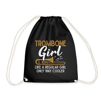 Trombone Girls Brass Band Tromboniste - Sac de sport léger - noir - Devant