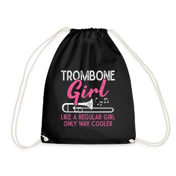 Trombone Girls Brass Band Tromboniste - Sac de sport léger - noir - Devant