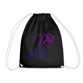 Course féminine Cross Country Running Fitness - Sac de sport léger - noir - Devant