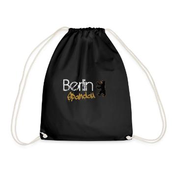 Berliner Spandau Bär Souvenir Allemagne - Sac de sport léger - noir - Devant