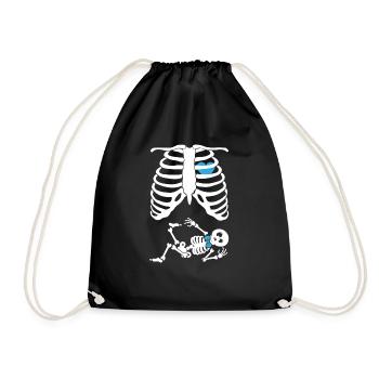 Halloween Design for Skeleton Baby Lovers - Drawstring Bag - black - Front