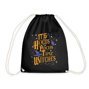 It's Hocus Pocus Time Witches - Drawstring Bag - black - Front