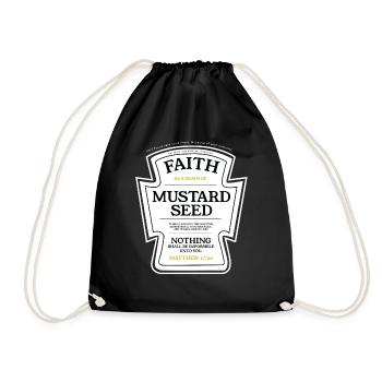 Condiment Label Christian Design - Sac de sport léger - noir - Devant