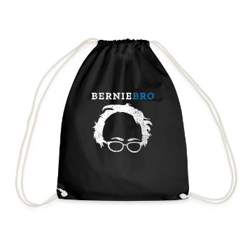 Bernie Bro Campaign 2020 Democrat - Drawstring Bag - black - Front