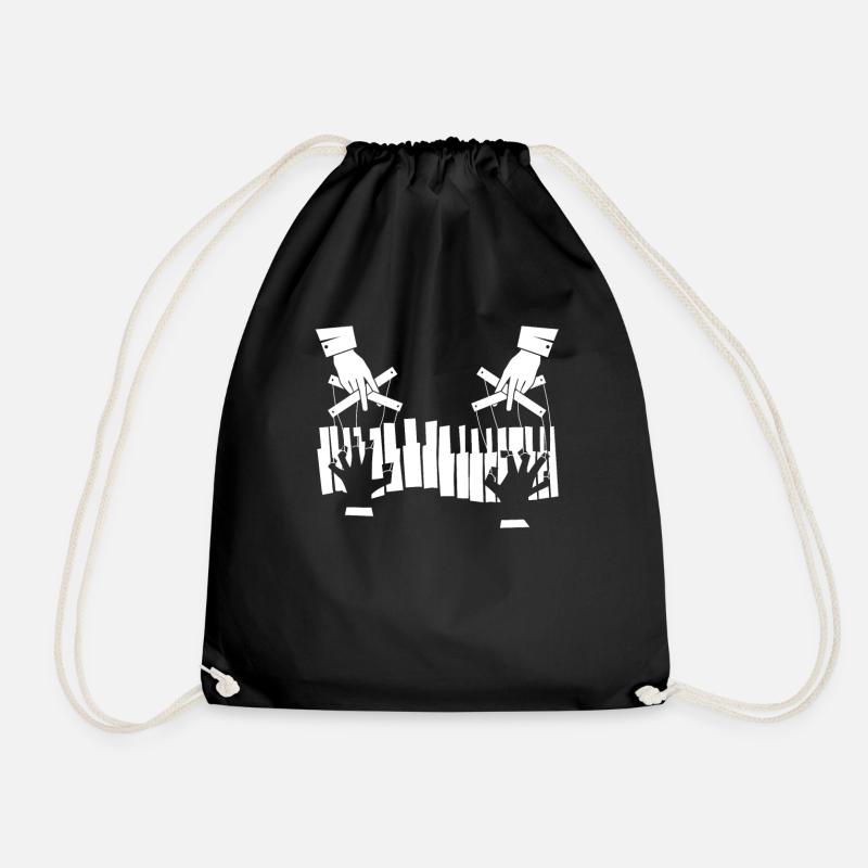 Keyboarder Keyboarder Puppenspieler - Turnbeutel - Schwarz