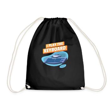 Clavier Gamer Funny Fingerpints Esports Wasd - Sac de sport léger - noir - Devant