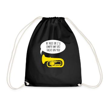 Euphonium Spit Valve Joke - Sac de sport léger - noir - Devant