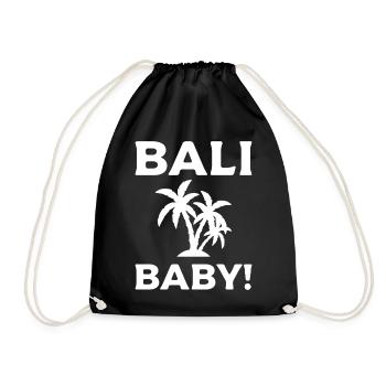 Bali - Drawstring Bag - black - Front