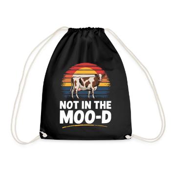 Éleveur de vaches Ferme Éleveur de vaches - Sac de sport léger - noir - Devant