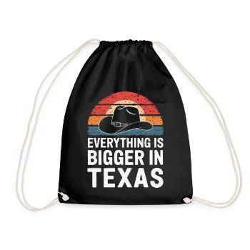 Texas State Texans Texas - Drawstring Bag - black - Front