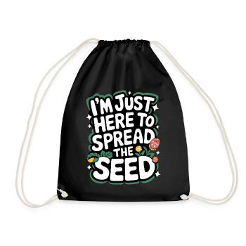 Jardinier Plantes de jardin Jardinage - Sac de sport léger - noir - Devant