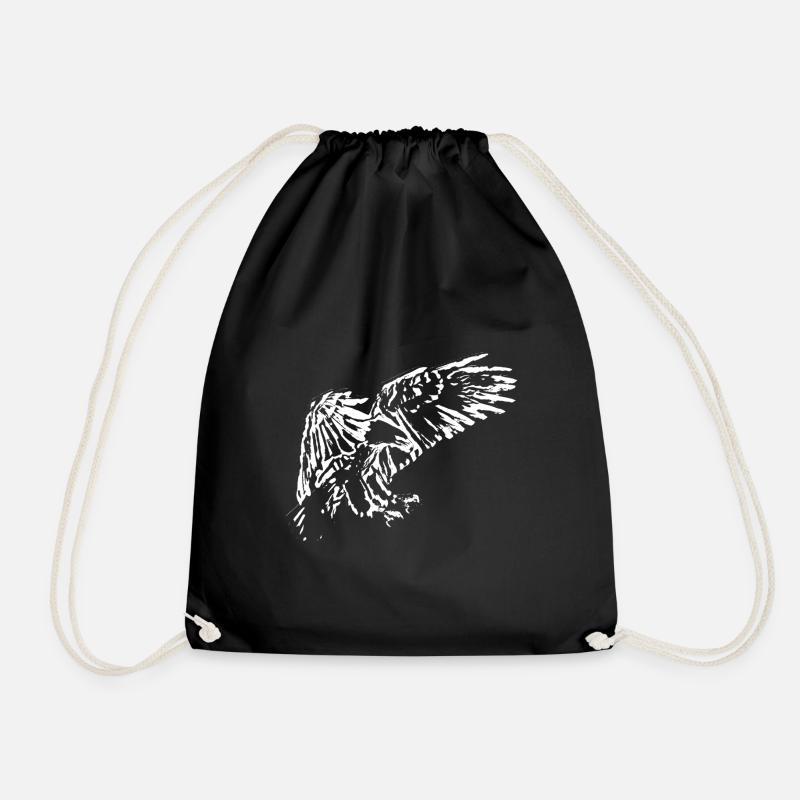 Adler - Turnbeutel - Schwarz