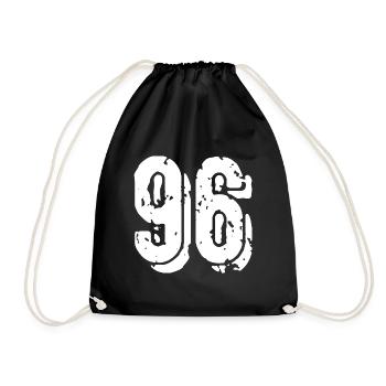 Maillot à 96 numéros - Sac de sport léger - noir - Devant