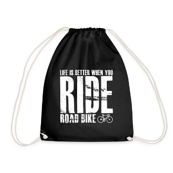 Ride Road Bike - Turnbeutel - Schwarz - Vorne