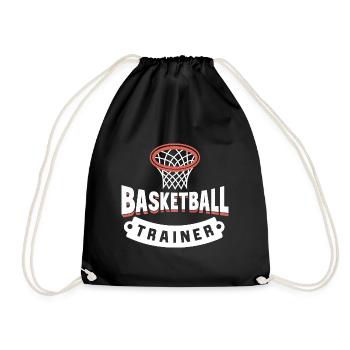 Basketball-Netz-Trainer - Turnbeutel - Schwarz - Vorne