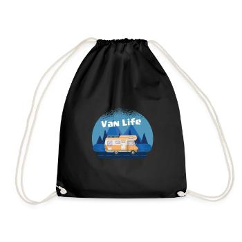 Van Life - Sac de sport léger - noir - Devant
