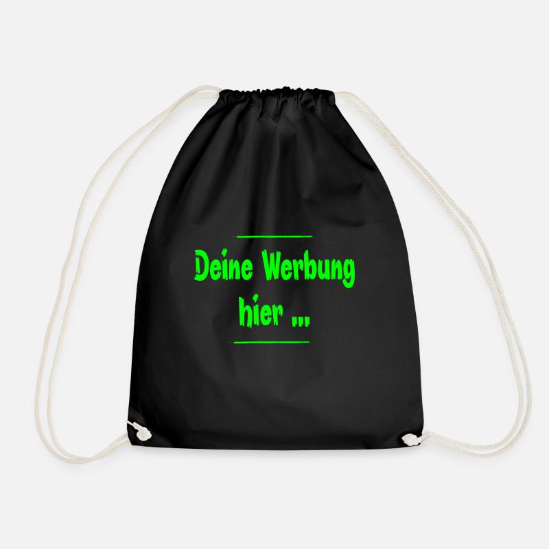 werbung - Turnbeutel - Schwarz