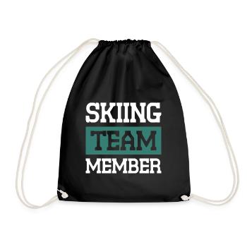 Équipe de ski - Sac de sport léger - noir - Devant
