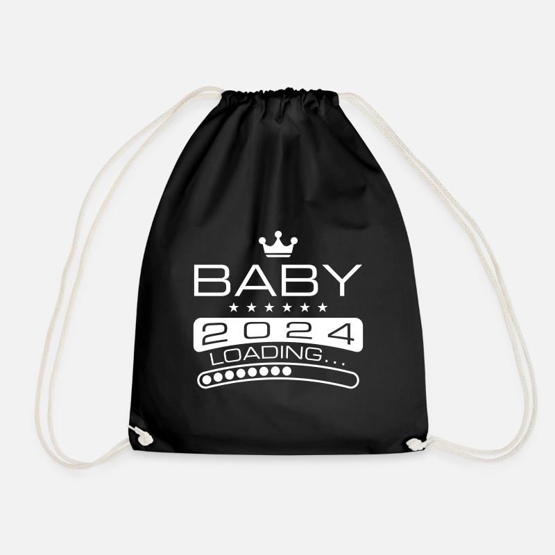 Baby 2024 Loading - Turnbeutel - Schwarz
