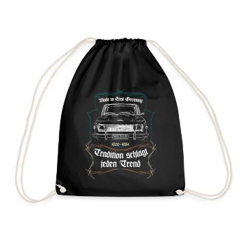 Oldtimer DDR W 353 Retro Tuning Low #lowddr - Turnbeutel - Schwarz - Vorne
