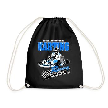 GoKart - Kartsport - Kart - Go Kart - Sac de sport léger - noir - Devant