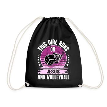 Volley-ball - Sac de sport léger - noir - Devant