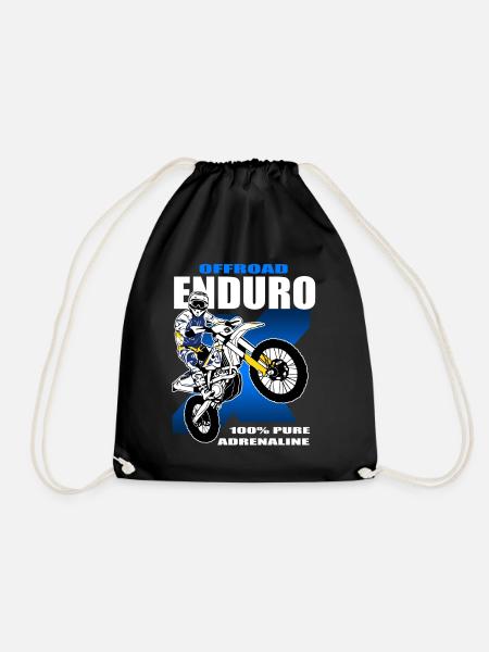 Enduro Offroad - Turnbeutel - Schwarz