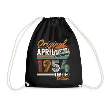 Original since April 1954 - Drawstring Bag - black - Front