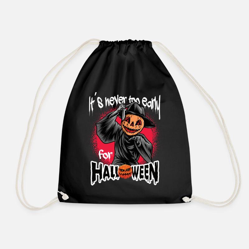 It´s never too early for Halloween - Turnbeutel - Schwarz
