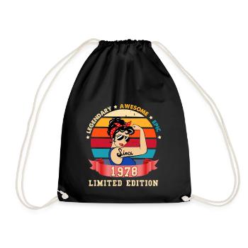 Oui Je Suis Une Légende Cadeau Anniversaire 1978 - Sac de sport léger - noir - Devant