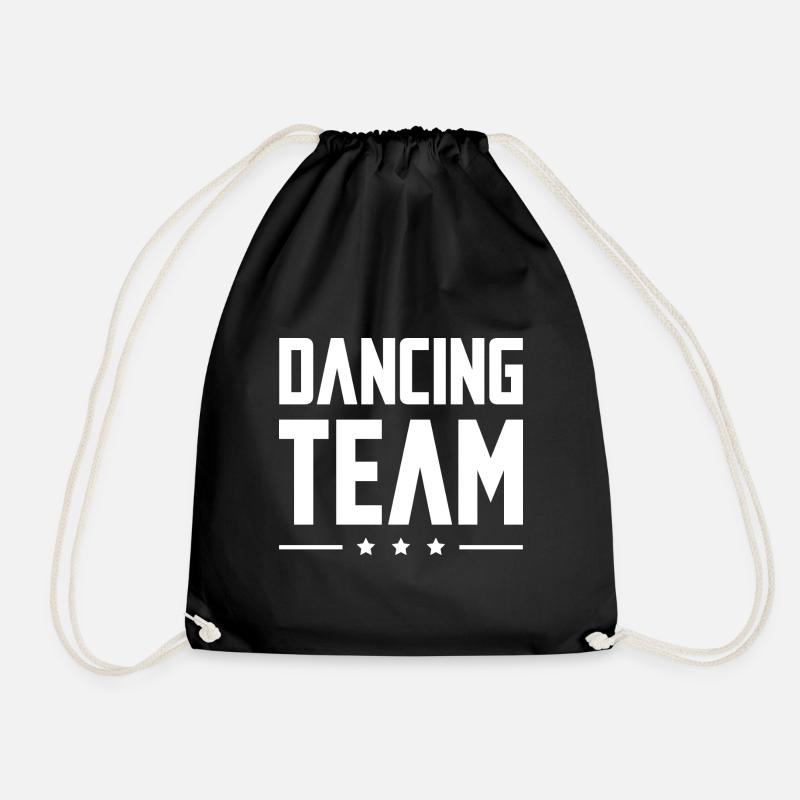 Dancing Team - Turnbeutel - Schwarz