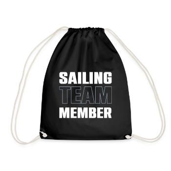 Équipe de voile - Sac de sport léger - noir - Devant