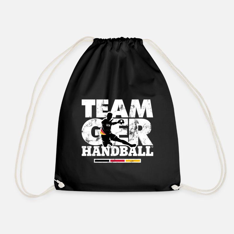 HANDBALL EM TEAM GERMANY - Turnbeutel - Schwarz
