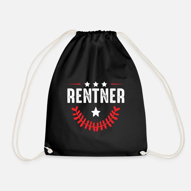 Rentner Rente - Turnbeutel - Schwarz