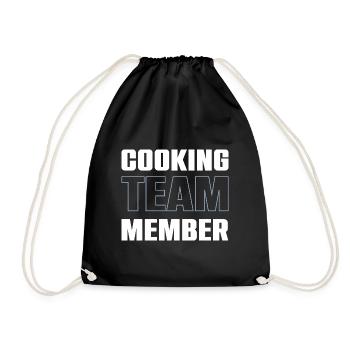 Cooking Team - Drawstring Bag - black - Front