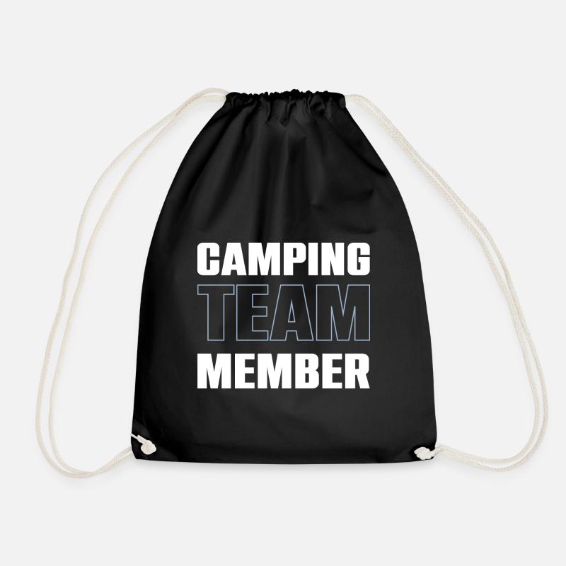 Camping Team - Turnbeutel - Schwarz