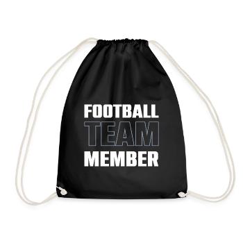 Football Team - Drawstring Bag - black - Front