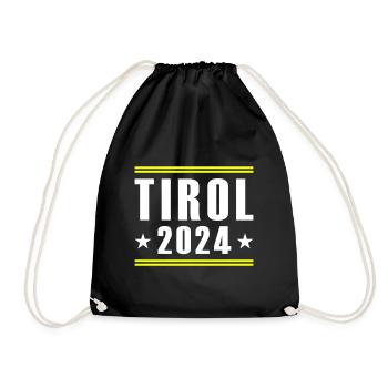 Tyrol 2024 - Drawstring Bag - black - Front