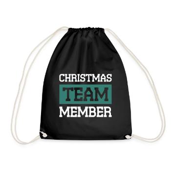 Christmas Team - Drawstring Bag - black - Front