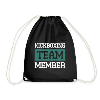 Kickboxing Team - Drawstring Bag - black - Front