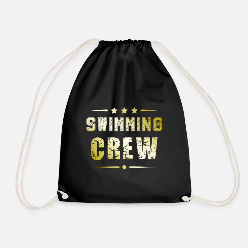 Swimming Crew - Turnbeutel - Schwarz