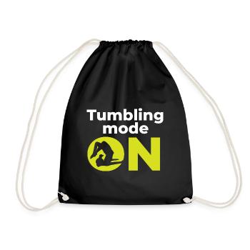 Gymnastik Turnen Barren Trampolin Ringe Turner - Turnbeutel - Schwarz - Vorne